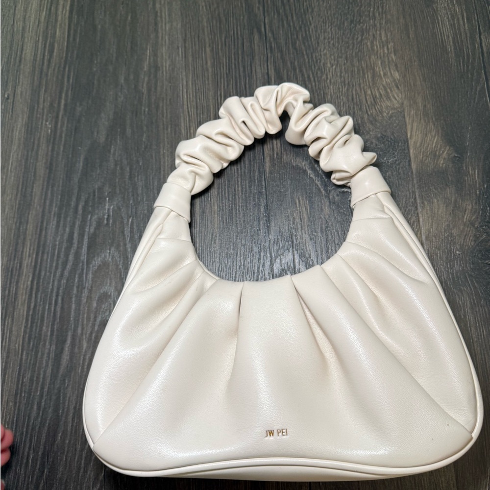 JW PEI Elegant Cream Shoulder Bag